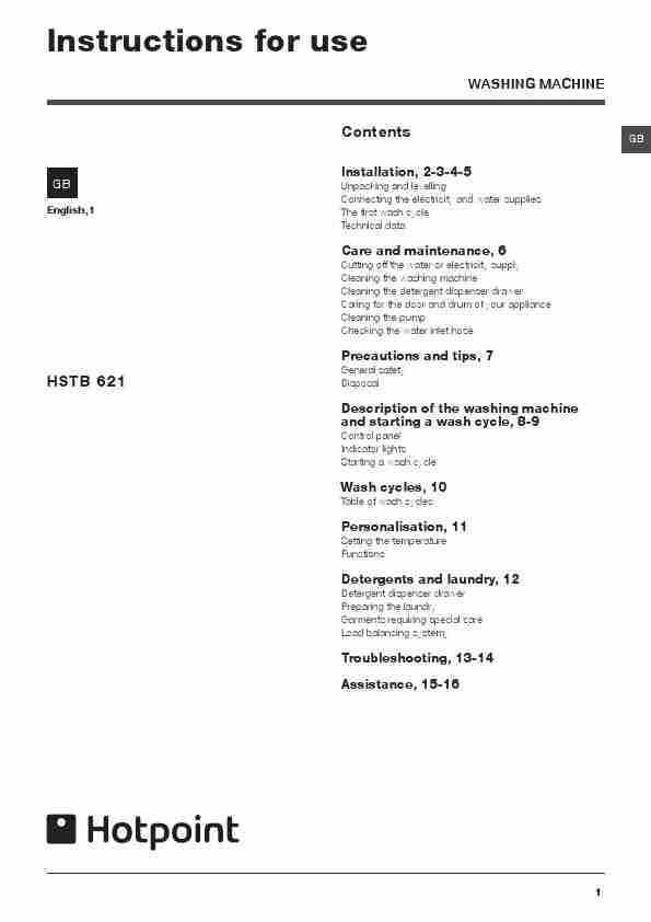 Hotpoint Washer HSTB 621-page_pdf